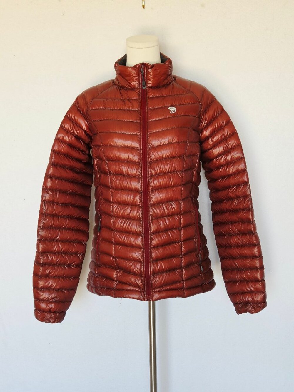 Mountain Hardwear Ghost Whisperer Nikwax Hydrophobic Down Jacket Rusty Red